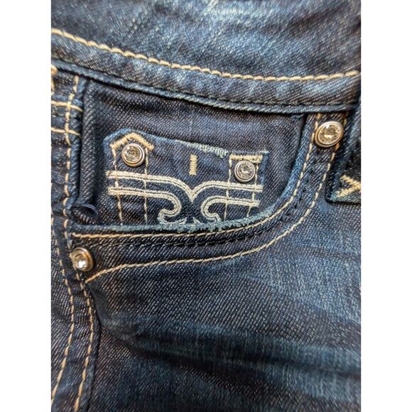 ROCK REVIVAL Sora Skinny Jeans NWOT Women's Size 27* Y2K Whiskered Distressed - Picture 7 of 11